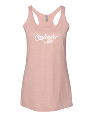 Contender Womens Sailfish Desert Pink Racerback Tank