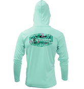 Contender Floral Long Sleeve Hooded Performance Shirt