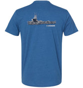 Contender Lifestyle Wave Cool Blue T Shirt