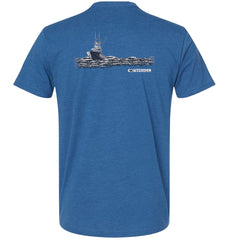 Contender Lifestyle Wave Cool Blue T Shirt
