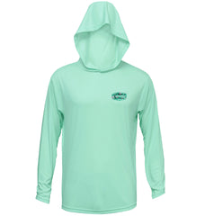 Contender Floral Long Sleeve Hooded Performance Shirt