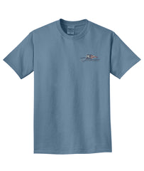 Contender "Going to Sea" Faded Denim Short Sleeve Shirt