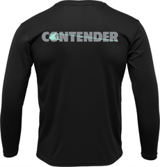 Contender Classic Black Long Sleeve Performance Shirt