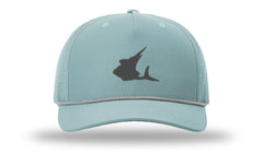 Contender Smoke Blue Laser Performance Rope Hat