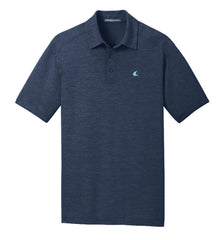 Contender Men's Digi Heather Performance Dress Blue Navy Polo
