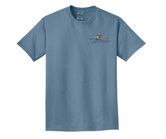 Contender "Going to Sea" Faded Denim Short Sleeve Shirt