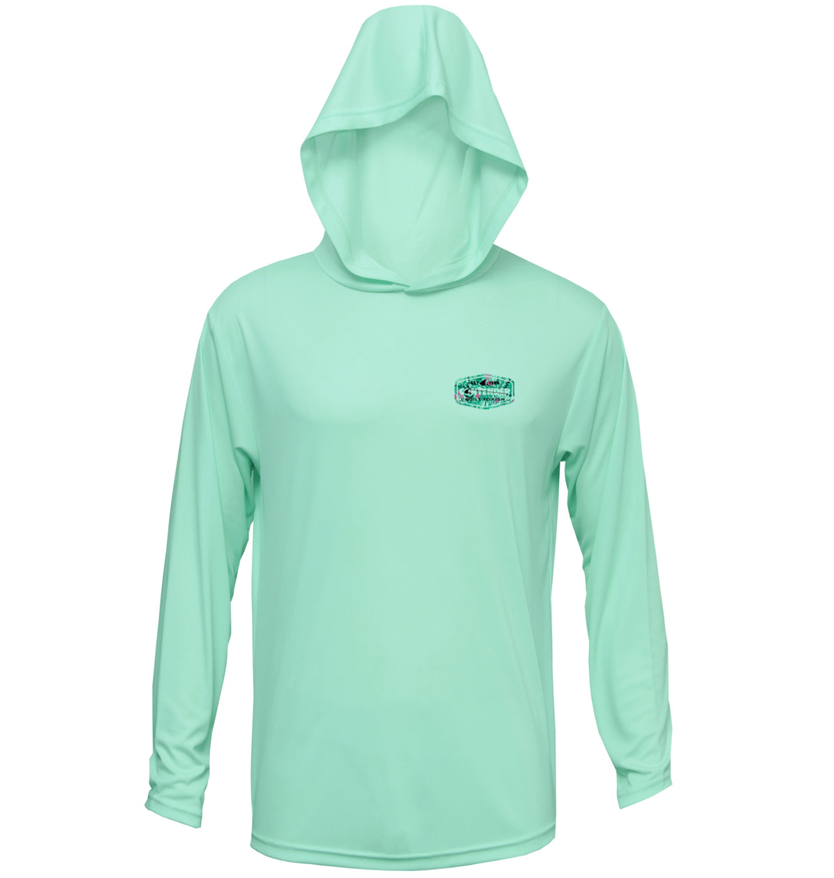 Contender Floral Long Sleeve Hooded Performance Shirt