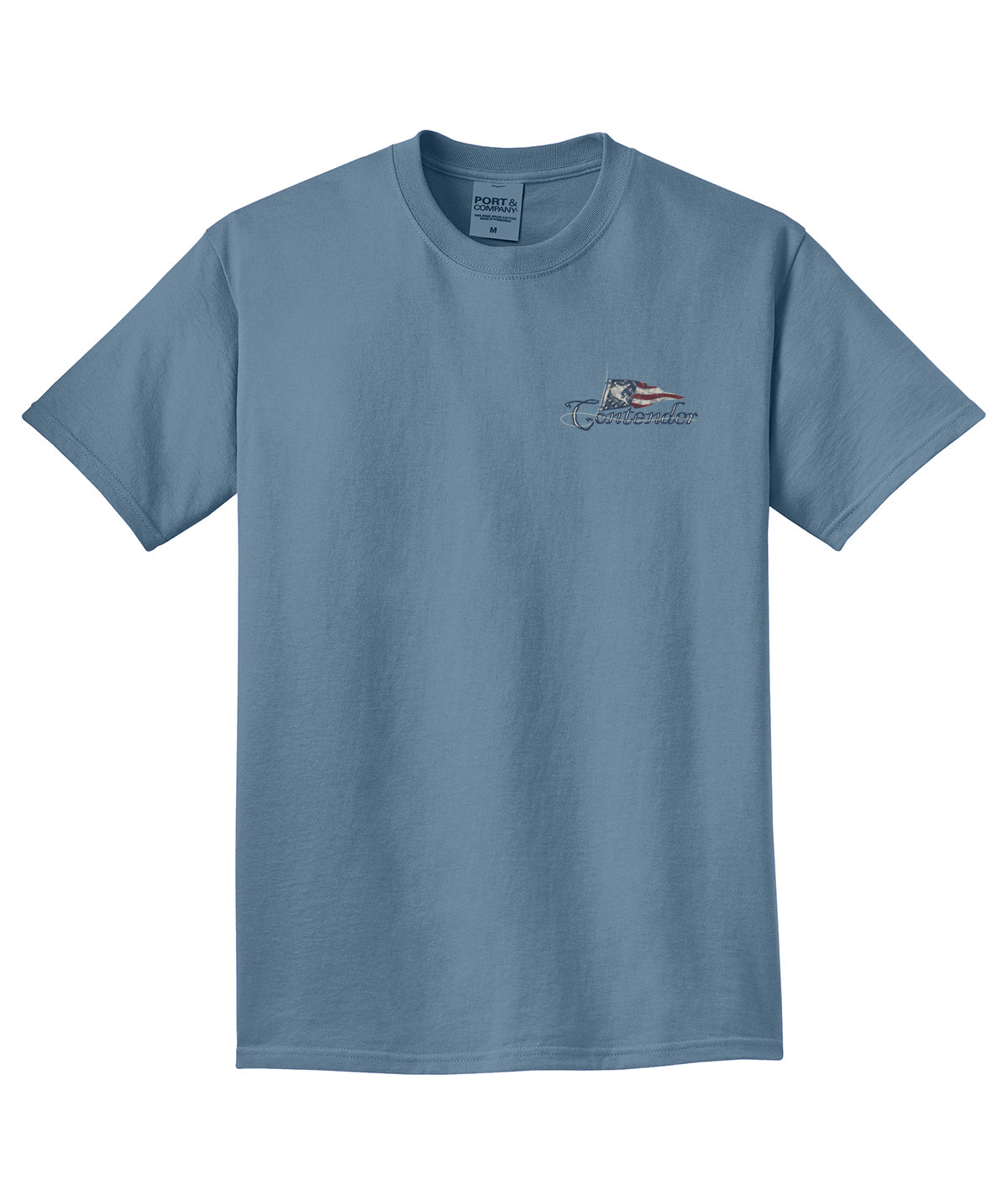 Contender "Going to Sea" Faded Denim Short Sleeve Shirt