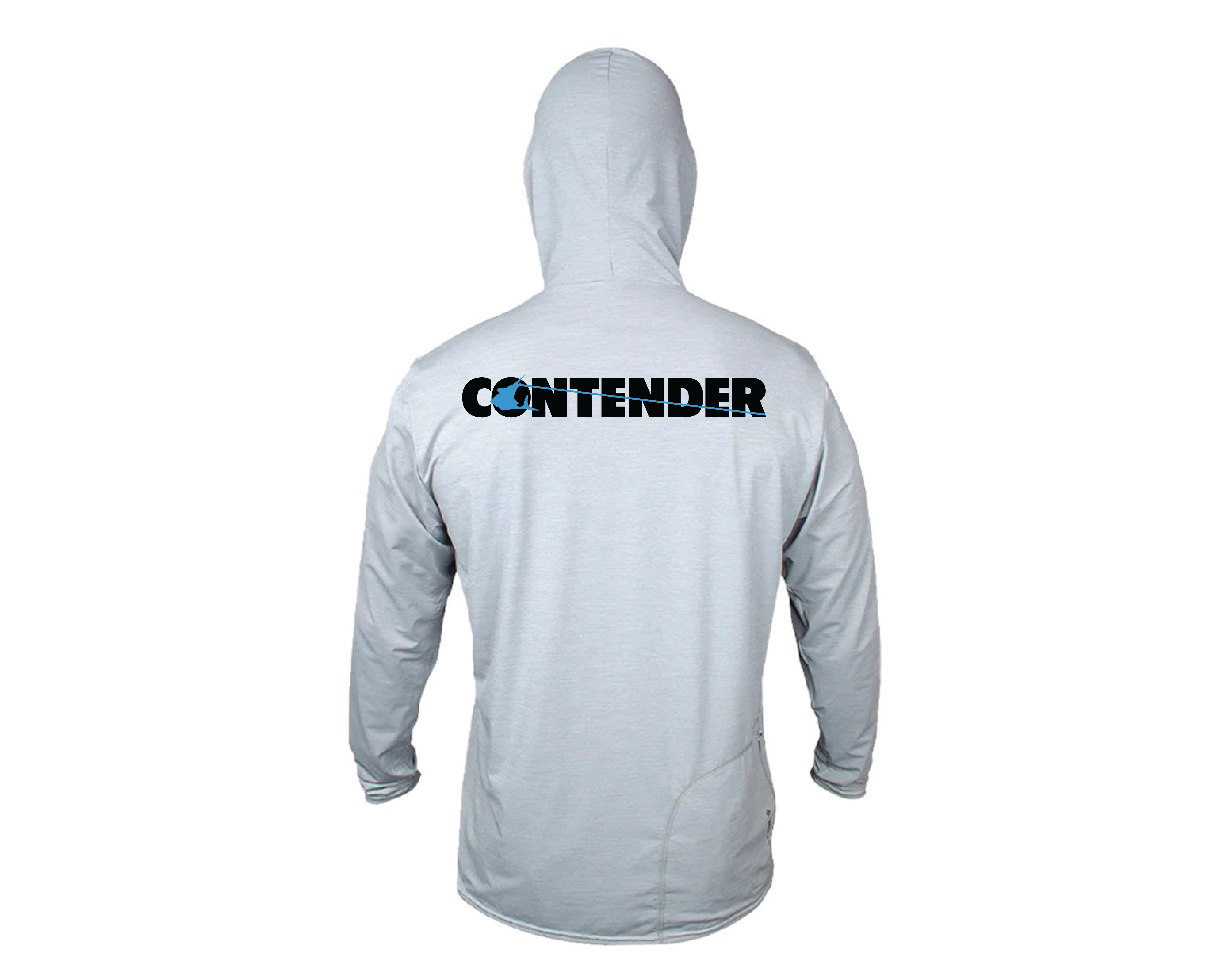 Contender Mens Annie Hooded Long Sleeve Performance Shirt