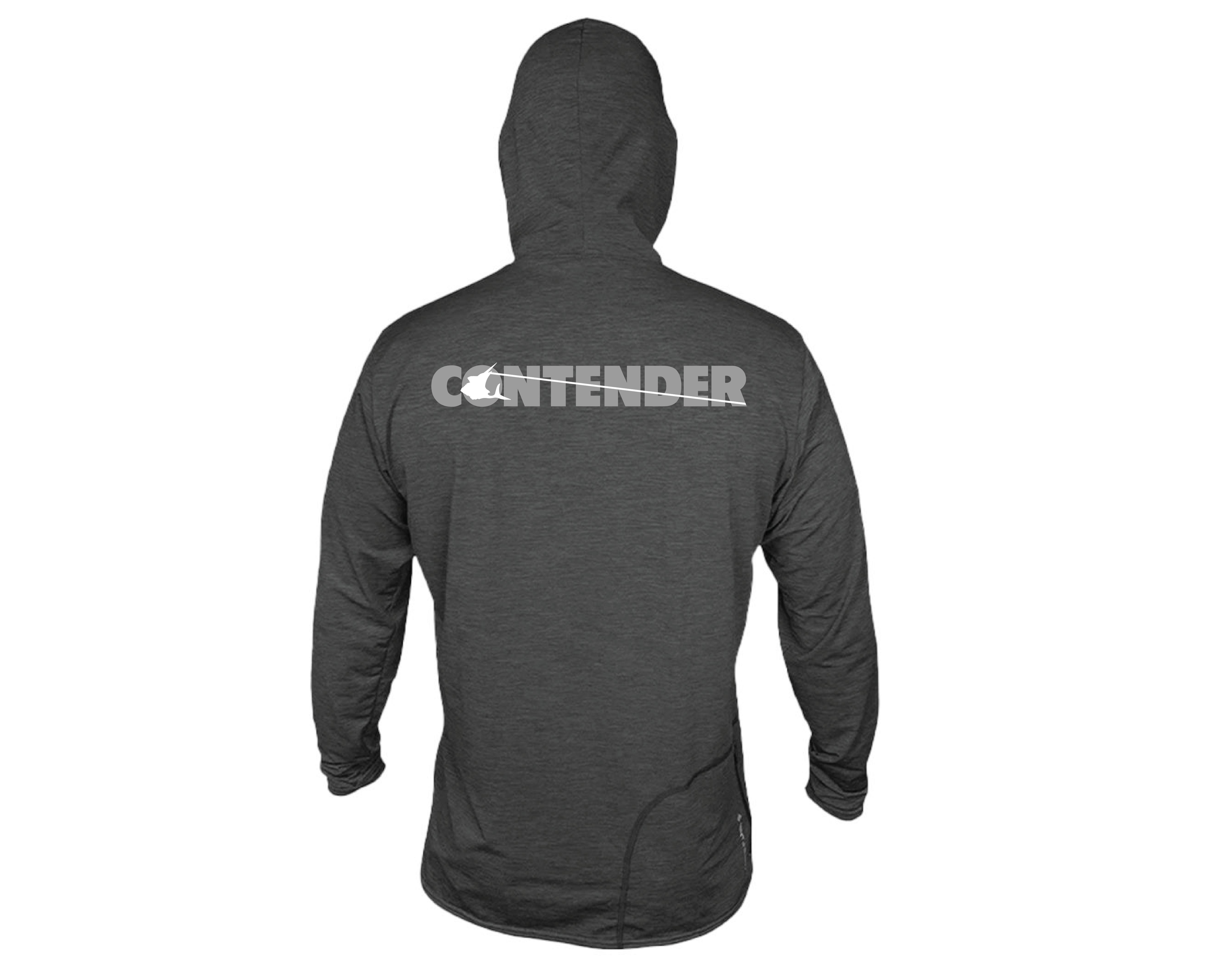 Contender Mens Weber Hooded Long Sleeve Performance Shirt