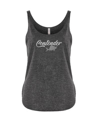 Contender Womens Sailfish Charcoal Tank Top