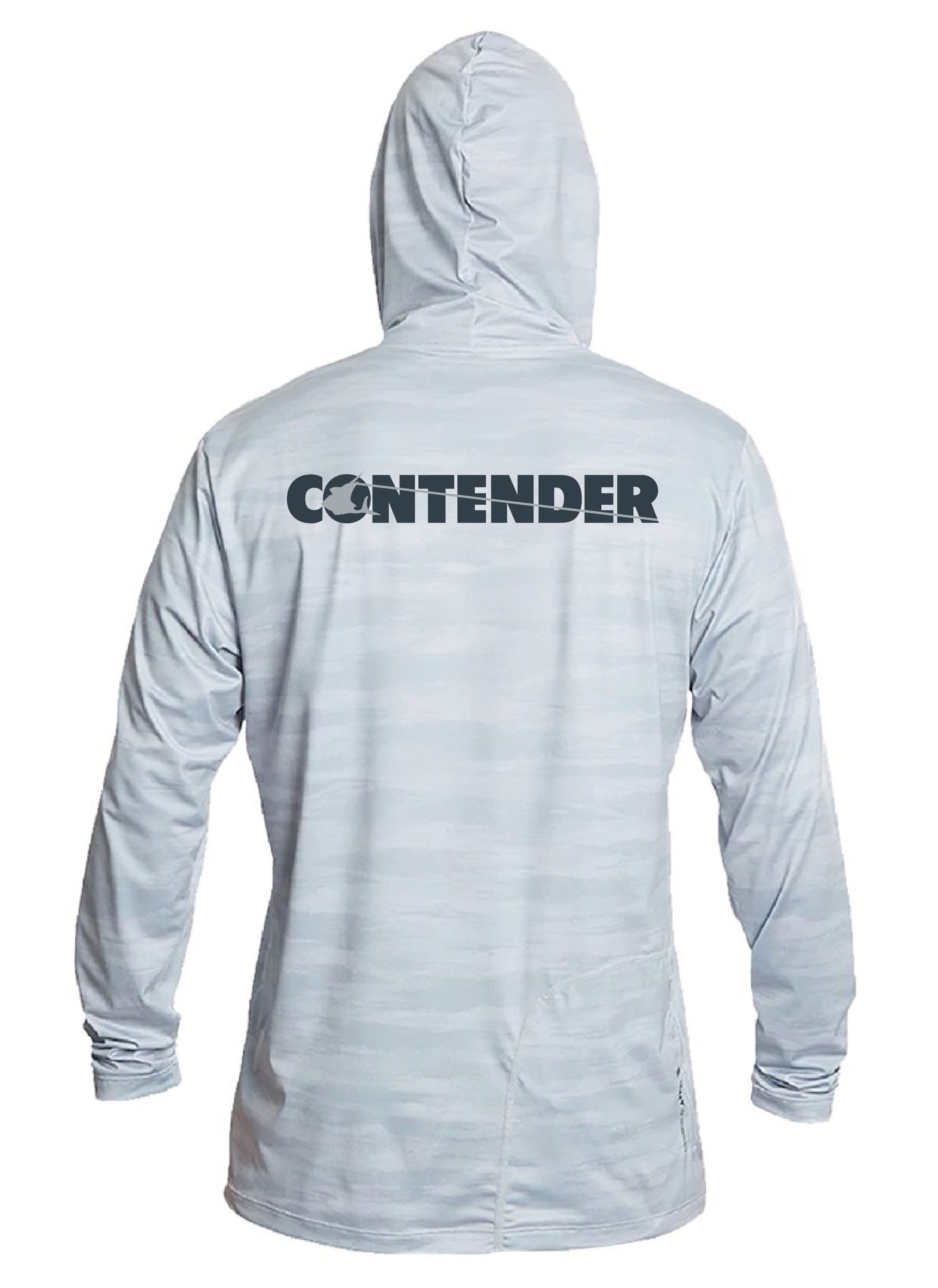 Contender Clarity Mens Long Sleeve Hooded Performance Shirt