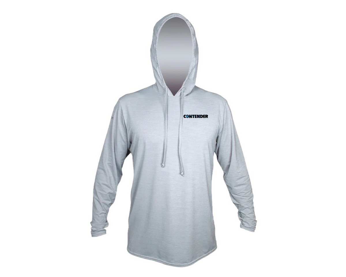 Contender Mens Annie Hooded Long Sleeve Performance Shirt