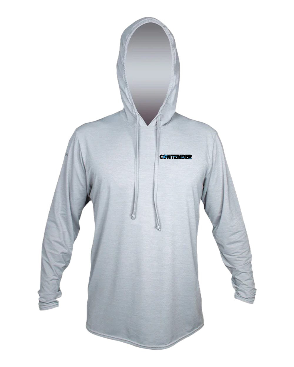 Contender Mens Annie Hooded Long Sleeve Performance Shirt
