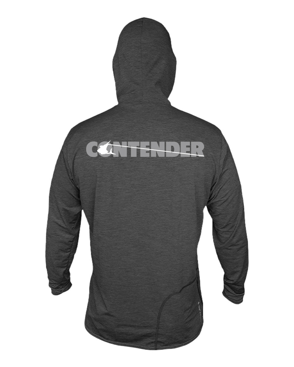 Contender Mens Weber Hooded Long Sleeve Performance Shirt