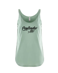 Contender Womens Sailfish Sage Tank Top